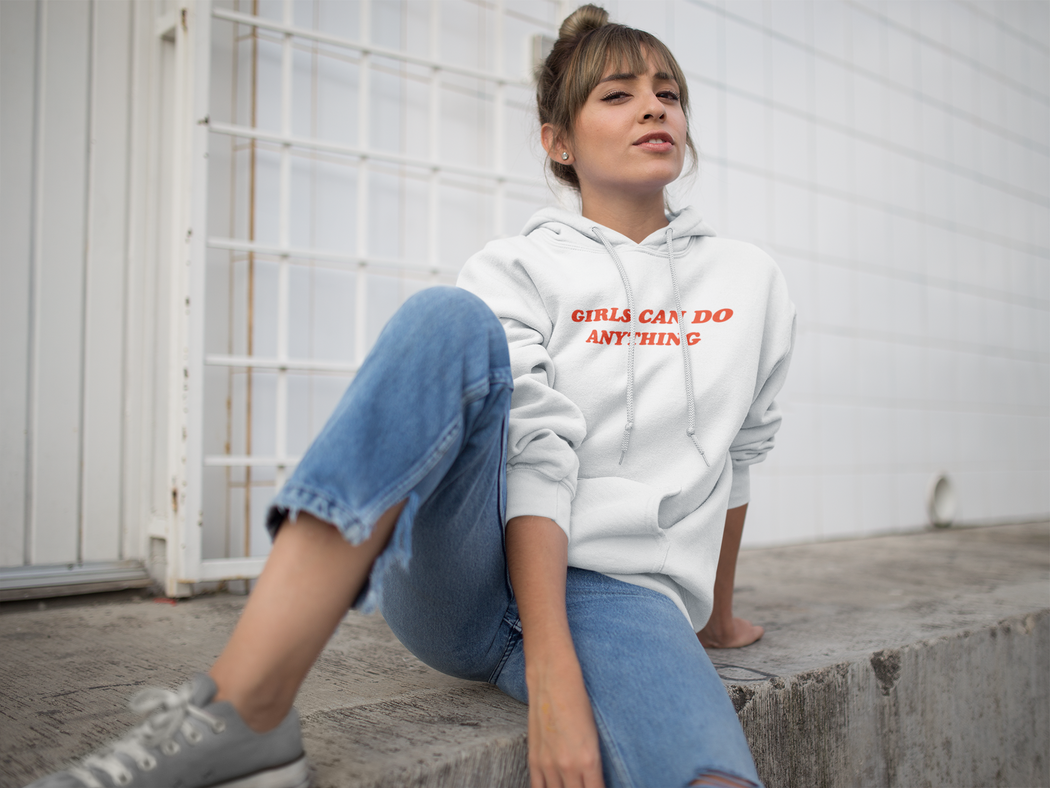 Girls Can Do Anything Hoodie, Sweatshirt - Casual Sets